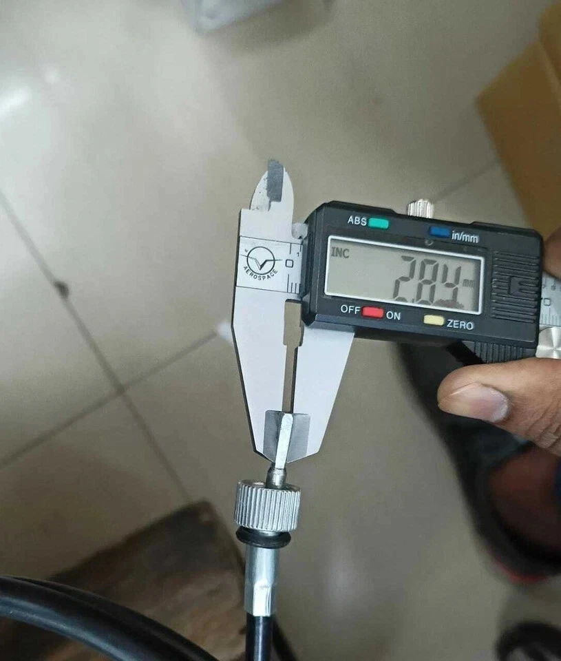 RÉPLICA BMW SPEEDO 0-120 MPH + UNIDAD Y CABLE 55" PULGADAS PARA BMW R25 R26, R50-51 Foto 4 de 4