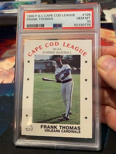 1988 P & L Cape Cod League Frank Thomas PSA 10