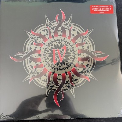 Godsmack - IV - Black Ice & Opaque RED Swirl Color Vinyl 2 LP - NEW & SEALED