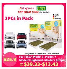 MANN FP25015 Cabin Air Filter for Tesla Model 3 3 Highland Model Y Juniper
