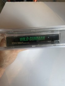Wild Gunman NES 1985 CIB Completo En Caja Wata Calificado 8.0 Temprano Sin Perforar Hangtab