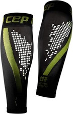CEP Compression Calf Sleeves 2.0 Reflective Nighttech Womens - Green - Size II