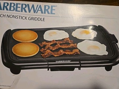 Farberware 16-Inch Electric Nonstick Griddle Adjustable Temperature Drip Tray 