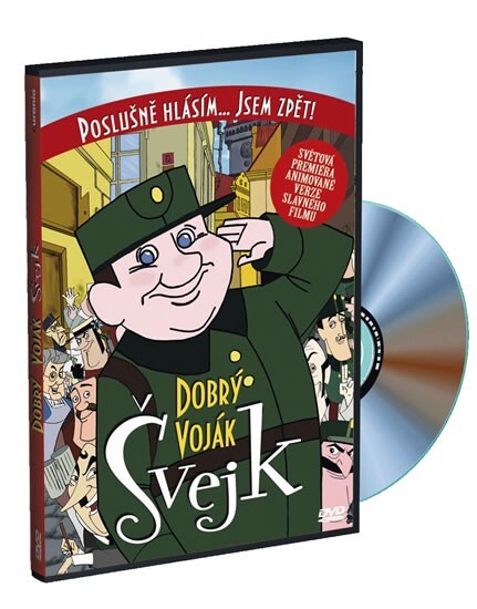 Dobry vojak Svejk ( Good Soldier Shweik 2010) animation DVD (no English)