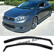 For 05-10 Scion Tc Gen1 Jdm Side Door Window Visors Rain Guard In-channel Vent