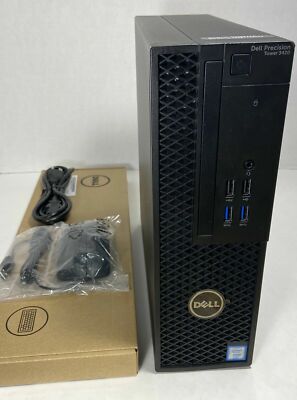 Dell Precision 3420 Desktop PC, SFF Desktop  Generalüberholt   Gut Intel Xeon E E3 1225 V5 16gb 500gb Hdd 256gb Ssd Amd Fire