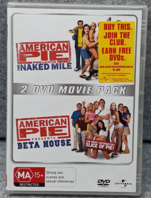 NEW: AMERICAN PIE NAKED MILE & BETA HOUSE Movie DVD Region 4 PAL Free