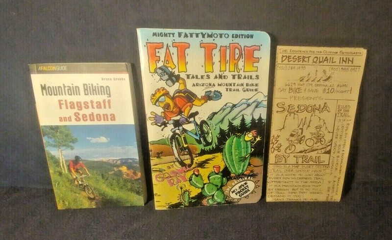 Vintage Mountain Bike Maps & Guides - Sedona & Flagstaff AZ - Cosmic Ray