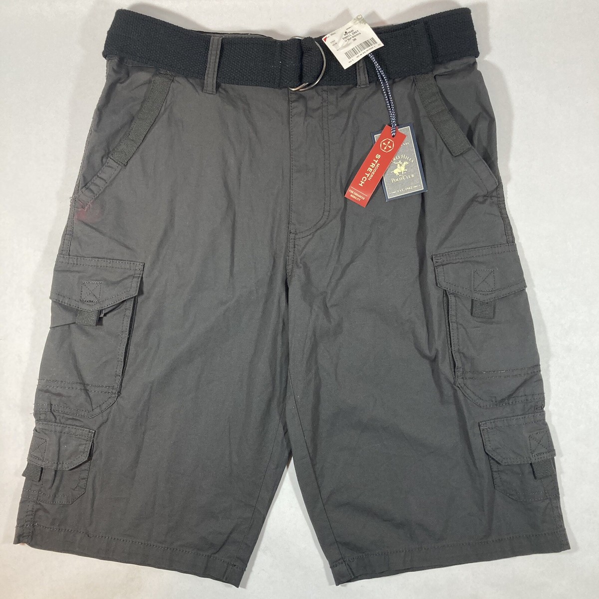 beverly hills polo club stretch shorts