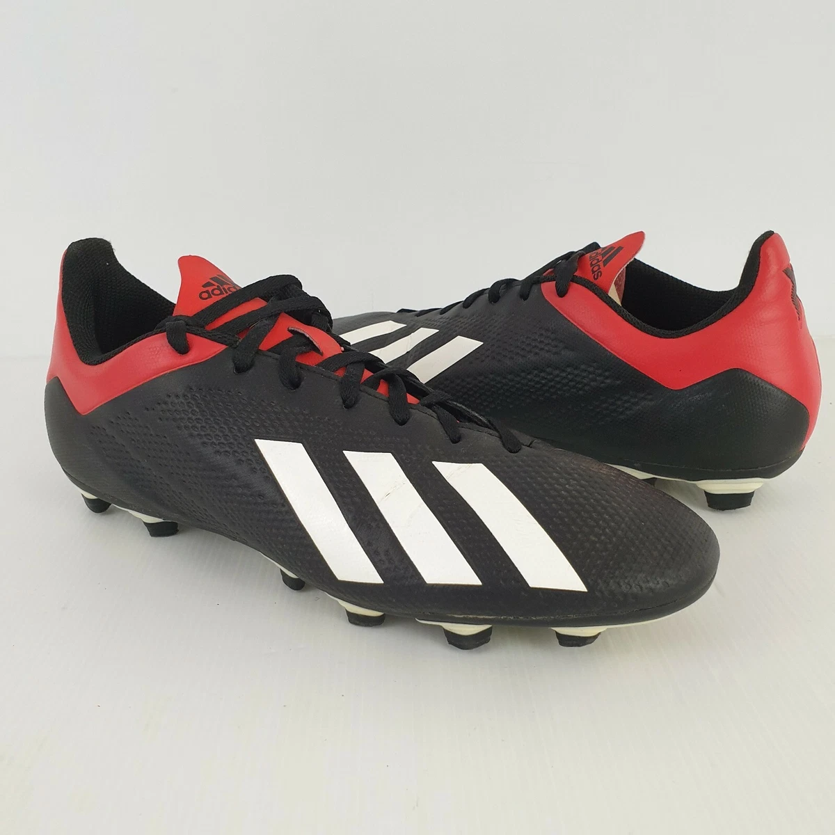 ADIDAS X 18.4 FG CORE GROUND SOCCER MODEL BB9375 Sz US 8.5 SE103