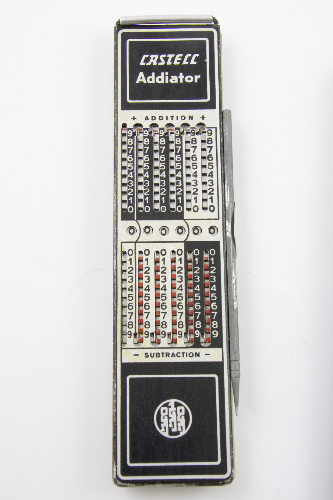 '50s Vintage A.W. Faber Castell Addiator 67/22 R Kleindisponent Slide Rule