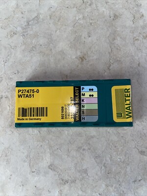 Walter Carbide Inserts NEW QTY10 P27475-0 WTA51