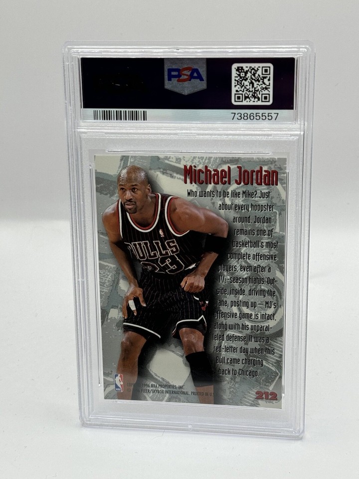 199596 Fleer Metal 212 Michael Jordan Nuts & Bolts PSA 8.5 NM