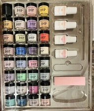 NEW Azure Beauty 32 Color Nail Gel Kit w/base & Top Coats, Activator, Brush Save