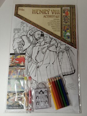 Timeline Henry Viii Activity Kit Set Interactive Games & Toys, Coloring, Maze