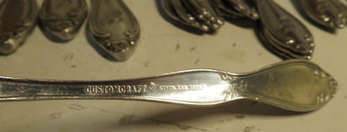 Custom Craft Stainless Steel Flatware 38 Mixed Pieces Korea Monogram B CUS11 GUC - Picture 15 of 18