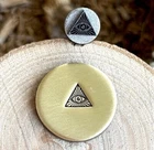 ALL SEEING EYE Metal Steel Stamp Marking Metal Die All Seeing Eye Impact Punch