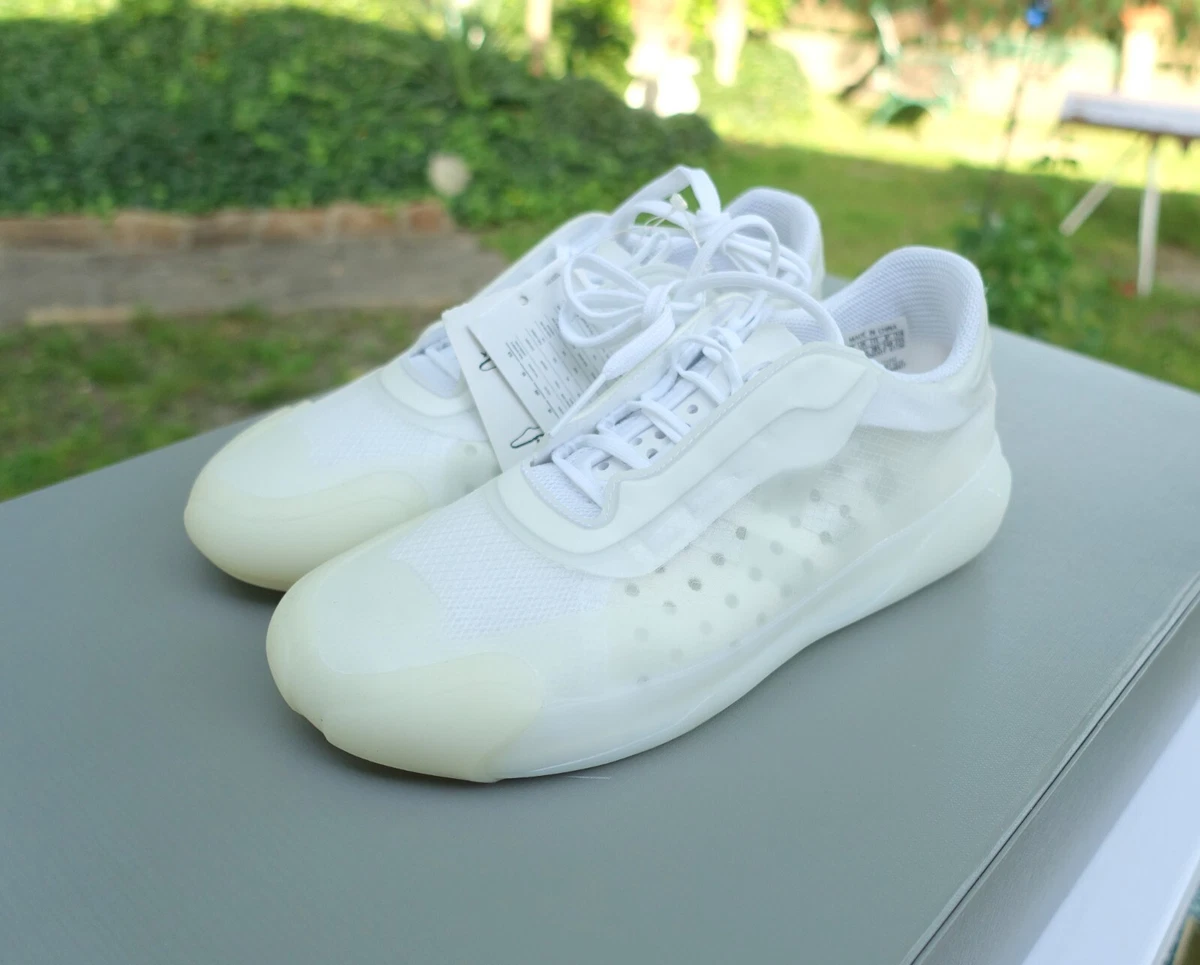 PRADA X ADIDAS SHOES 38 2/3 shoe sneaker sneakers luna rossa white red stripe