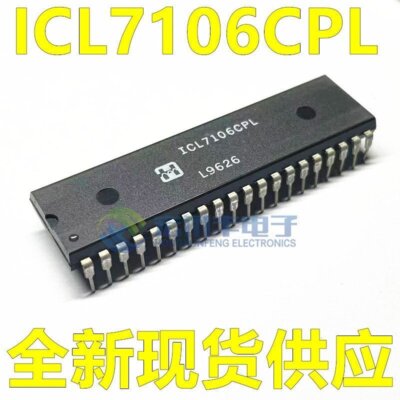 2 PCS ICL7106CPLZ DIP-40 ICL7106CPL LCD/LED Display A/D Converters Chip #96-9