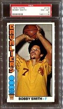 1976 Topps Basketball #114 Bobby Smith PSA 8