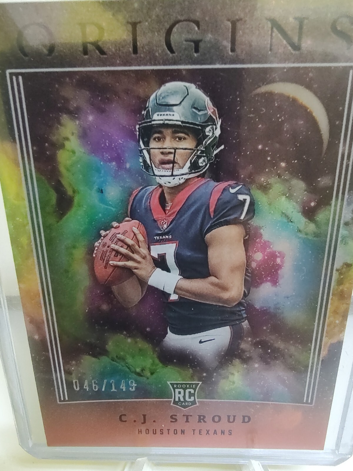 C.J. Stroud Rookie Card - 2023 Panini Origins Holo-Orange #103 serial #'d /149🔥