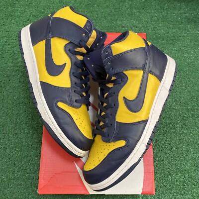 Size 13 - Nike Dunk High SP Retro Michigan 2020 SUPER CLEAN! SHIPS