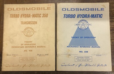OLDSMOBILE TH350 TURBO HYDRAMATIC THEORY OF OPERATION MANUALS 1964 65 66 67 68