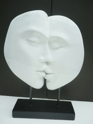 Casablanca Design Skulptur ''Faces'' 59952 Gesichter Liebe Hochzeit Paar Geschenk
