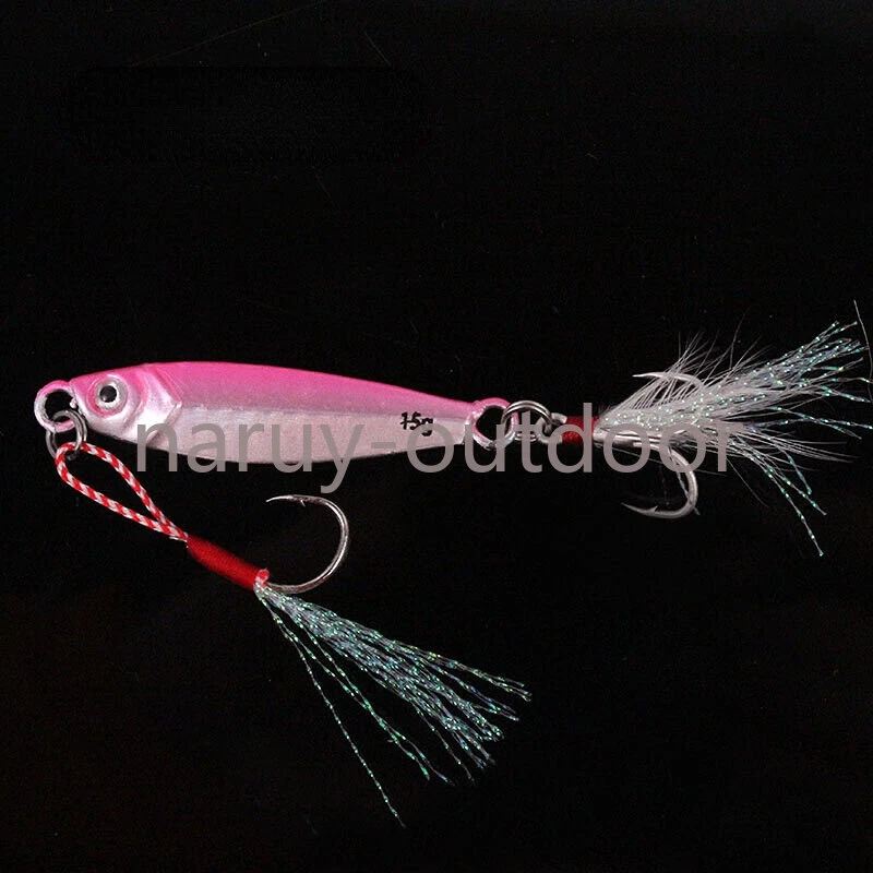 9 Stück Jigging Spoon Micro Spoon Jig Vertikale Jigging Köder Sinken Metall A... - Bild 2 von 4