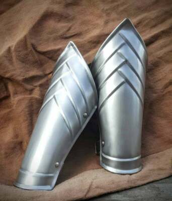 Medieval Hand bracers fully functional Usable Metal Bracer