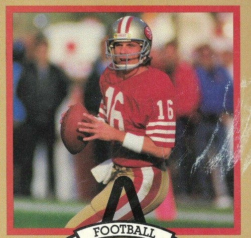 1989 Offense Football All Pros NFL Joe Montana Vintage - Picture 6 of 8