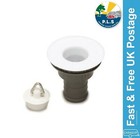 Caravan White Sink Basin Waste Outlet 3/4" Straight Plug Motorhome Campervan