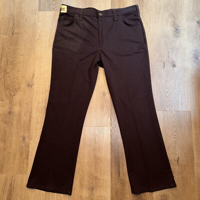 Vtg Lee Rider Pants Mens 40 32 Deadstock Rockabilly Western Boot Cut 1970s NOS