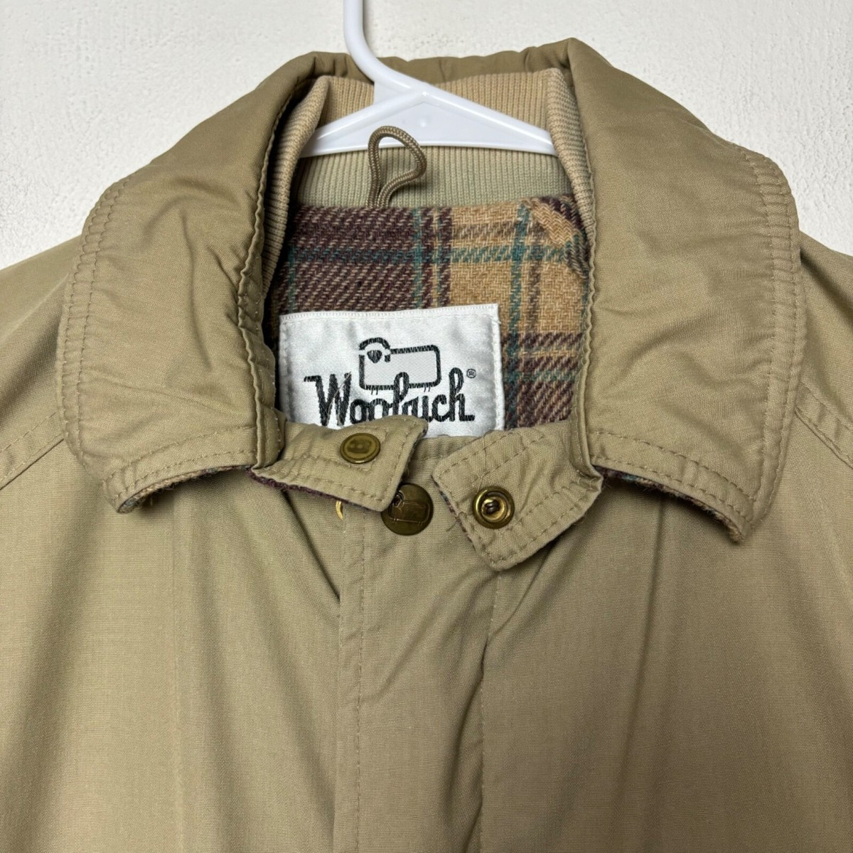 Vintage Woolrich Mens Full Zip Wool Blanket partial Lined Field