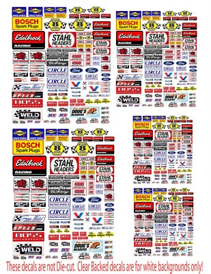 diecast decals