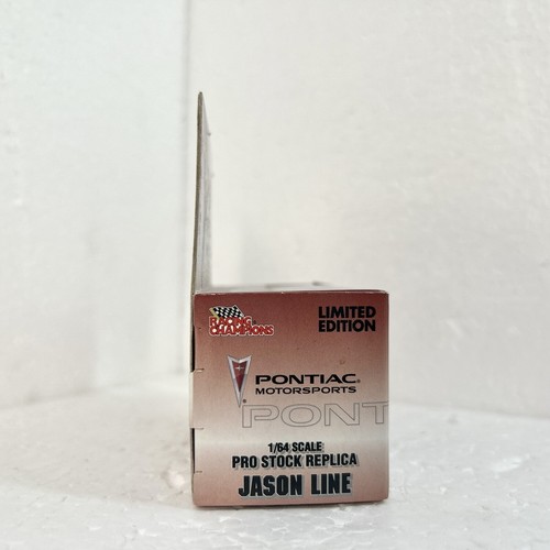 1:64 RACING CHAMPIONS Jason Line 2007 PONTIAC SUMMIT PRO STOCK NEW signed - Picture 4 of 5