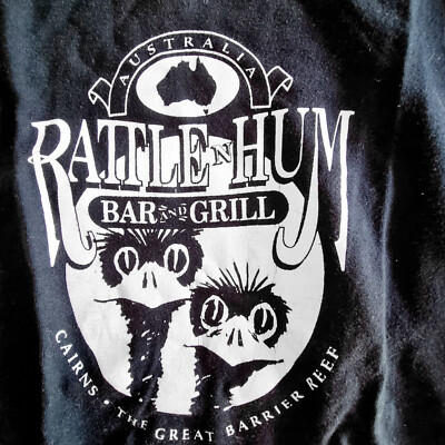 Australien Biker Top T-Shirt RATTLE n HUM Great Barrier Reef schwarz ärmellos S