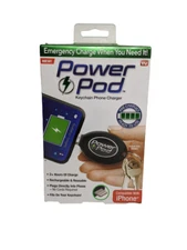 Power Pod As Seen On TV Keychain Phone Charger Compatible With iPhone