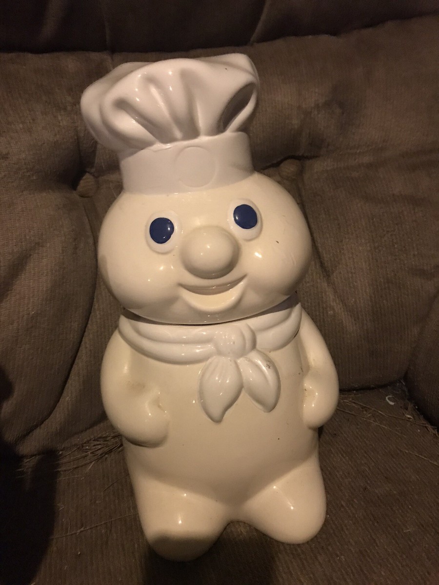 Vintage Pillsbury Doughboy Cookie Jar, 1988 by Benjamin