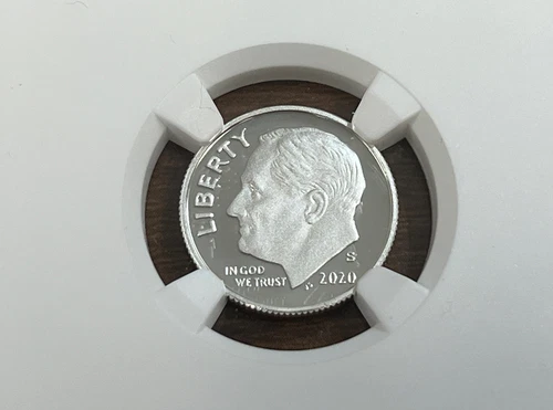 2020 S Silver Roosevelt Dime First Releases NGC PF70 Ultra Cameo “Fear” Label