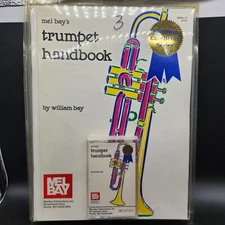 Mel Bay's Trumpet Handbook With Cassette NOS Vintage 