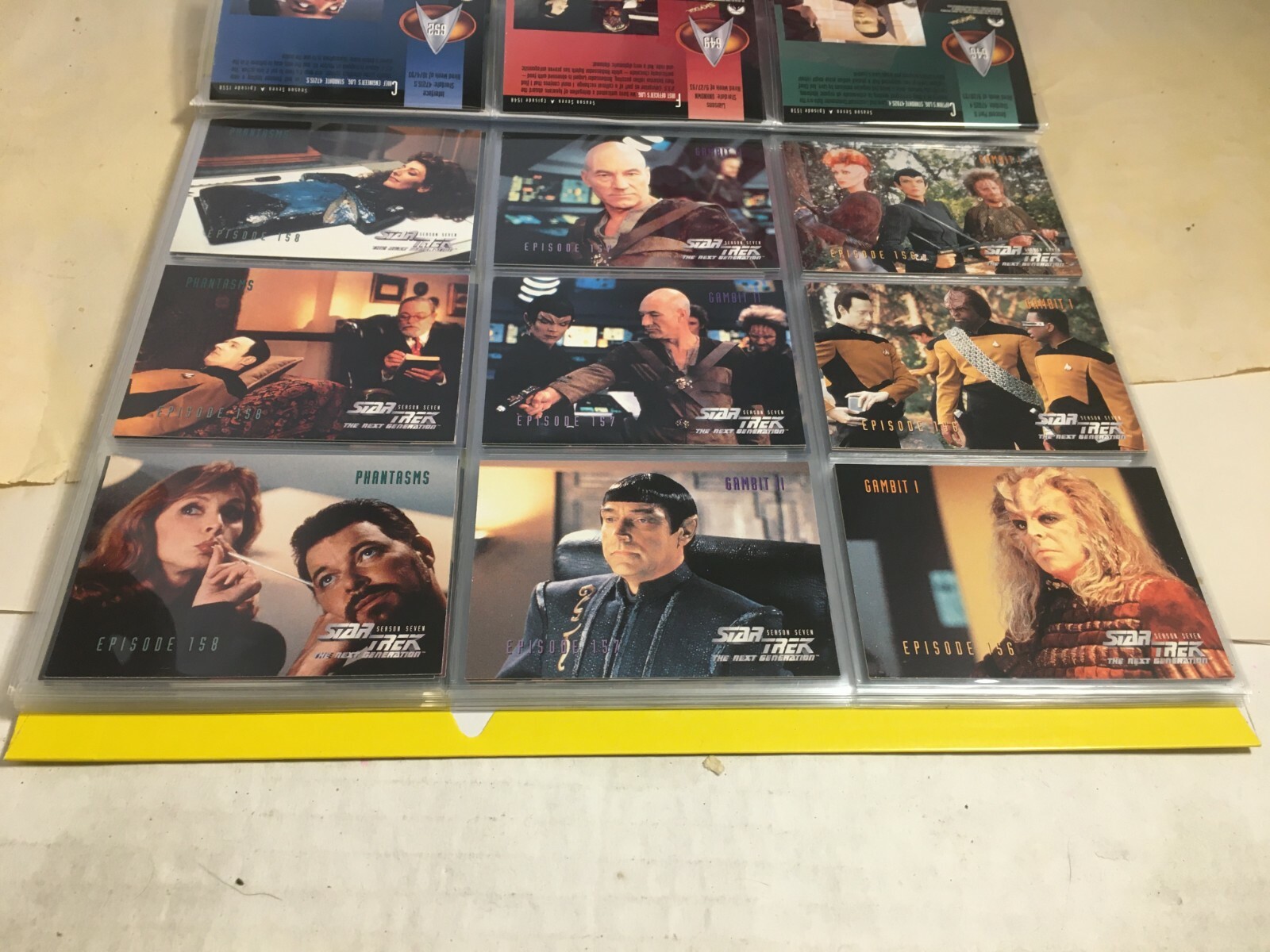 STAR TREK THE NEXT GENERATION SEASON 7 (1999) Complete Trading Card Set #637-739 - Picture 3 of 11