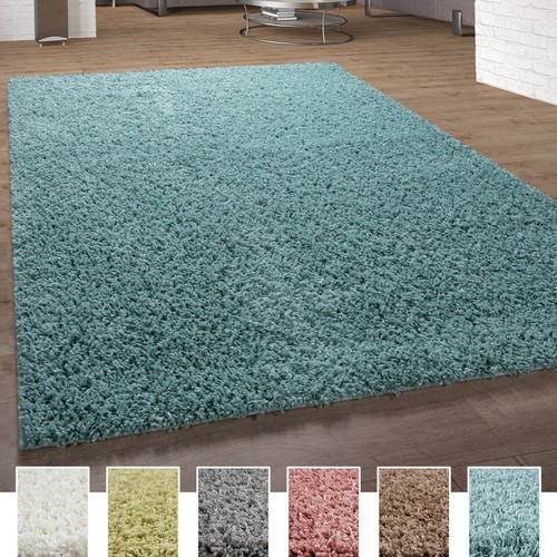 Shaggy Teppich Hochflor Langflor Teppiche Hochwertig Pastell Uni Versch. Farben - Bild 31 von 43