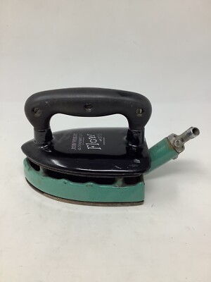 Vintage John Wright No 375 Gusseisen Emaille Gas Eisen [M4-17]