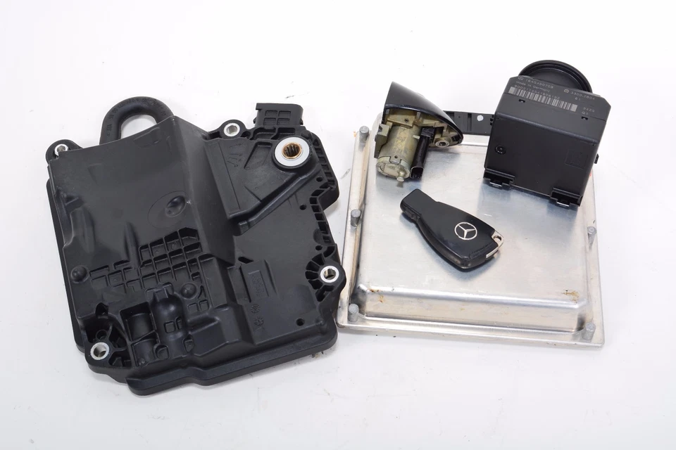 2006 - 2010 MERCEDES-BENZ R500 W154 IGNITION SET : STARTER SWITCH + KEY .. - OEM - Image 2 of 4