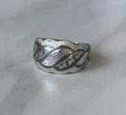 Vintage Kubachi Silver Ring 875 Women USSR Size 8 / 18.5