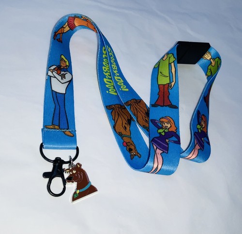 New SCOOBY DOO Cartoon Inspired LANYARD + Safety Clasp And DOG Charm