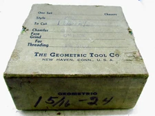 Geometric 1-5/16"-24  2" D Chaser Set 