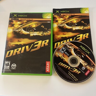 DRIV3R Sur Xbox – PAL – Version Française – Complet – Bon état