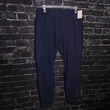 Peter Millar Mens Large Navy Blue Golf Pant C...